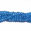 Natural Swiss Blue Mystic Quartz Faceted Roundel Beads Strand Length 14 Inches and Size 3mm approx.